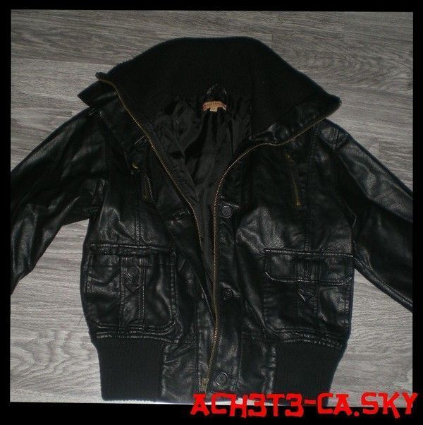 Veste en cuire v?�ritable